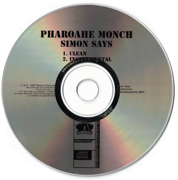 Monch – Simon Says CD) Discogs