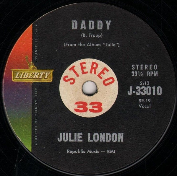 ladda ner album Julie London - Daddy Bye Bye Blackbird