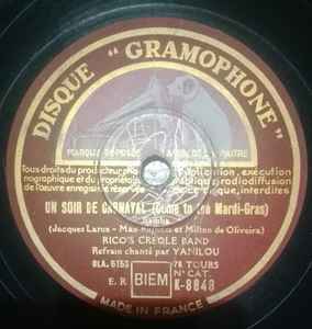 Rico's Creole Band - Un Soir De Carnaval / La Ultima Noche album cover