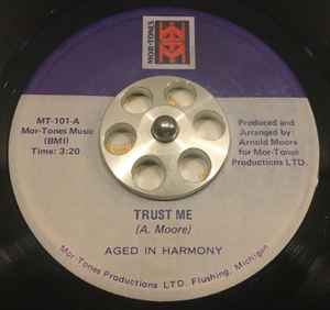 Aged In Harmony - Trust Me / Dance Awhile album cover