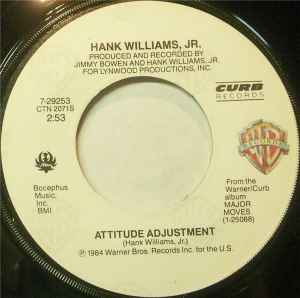 Hank Williams Jr. - Attitude Adjustment album cover