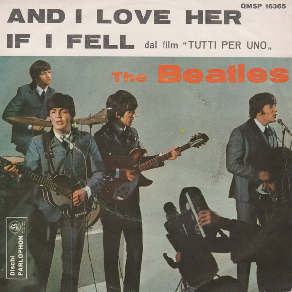 The Beatles – And I Love Her / If I Fell (1964, dark green label