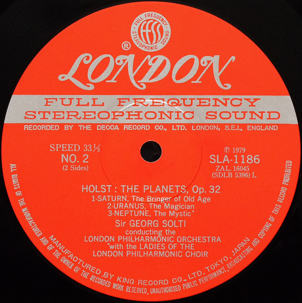 baixar álbum Holst, Georg Solti, London Philharmonic Orchestra - The Planets