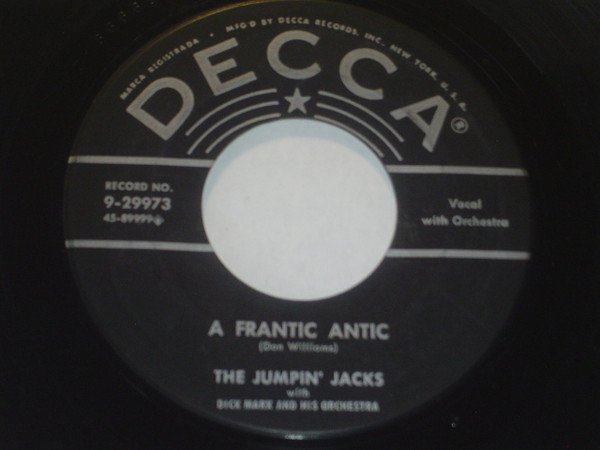 lataa albumi The Jumpin' Jacks with Dick Marx And His Orchestra - Youll Wonder Where The Yellow Went A Frantic Antic