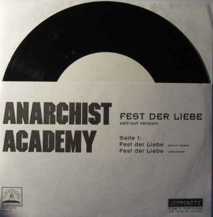 descargar álbum Anarchist Academy - Fest Der Liebe
