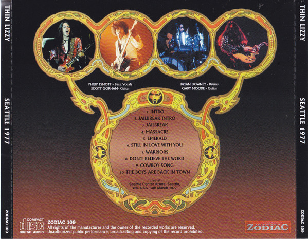 descargar álbum Thin Lizzy - Seattle 1977