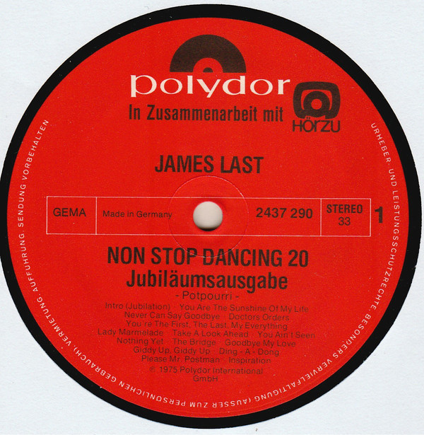 Album herunterladen James Last - Non Stop Dancing 20