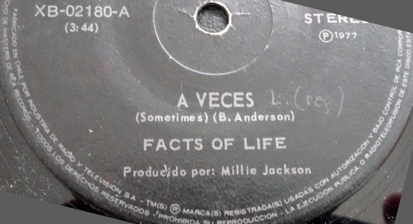 descargar álbum Facts Of Life - A Veces Sometimes