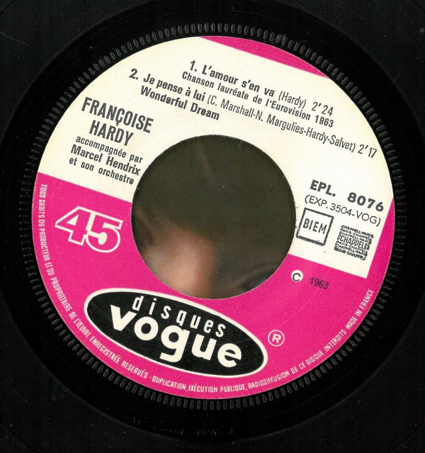 ladda ner album Françoise Hardy - Lamour Sen Va