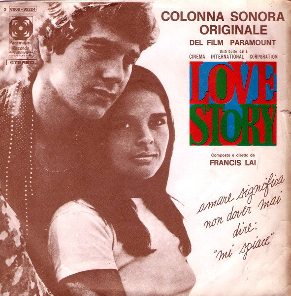 Francis Lai – Colonna Sonora Originale Love Story (1971