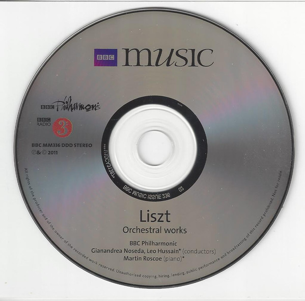 last ned album Liszt BBC Philharmonic, Gianandrea Noseda, Martin Roscoe - Orchestral Works Including Totentanz