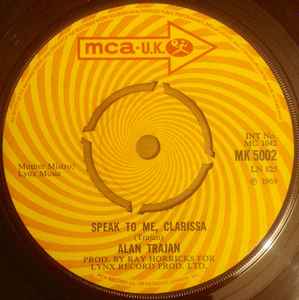 Alan Trajan - Speak To Me, Clarissa  album cover