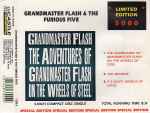 Cover of The Adventures Of Grandmaster Flash On The Wheels Of Steel, 1988, CD