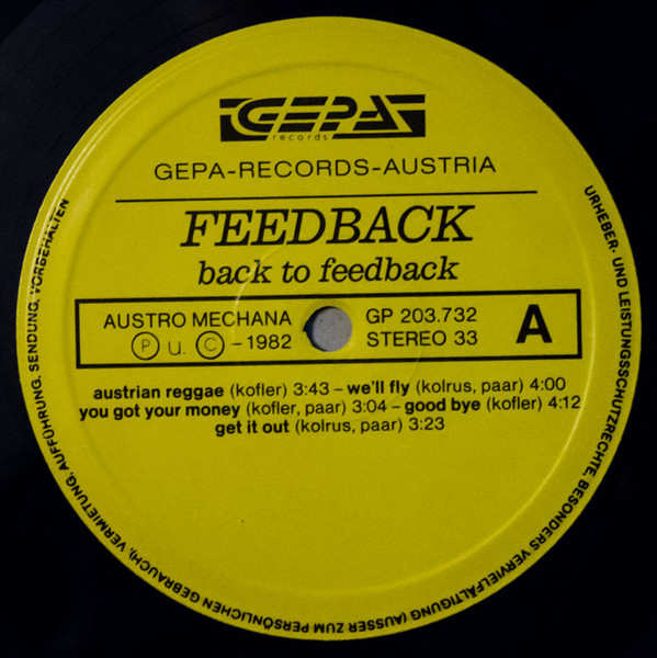 descargar álbum Feedback - Back To Feedback