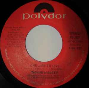 Wayne Massey - One Life To Live album cover