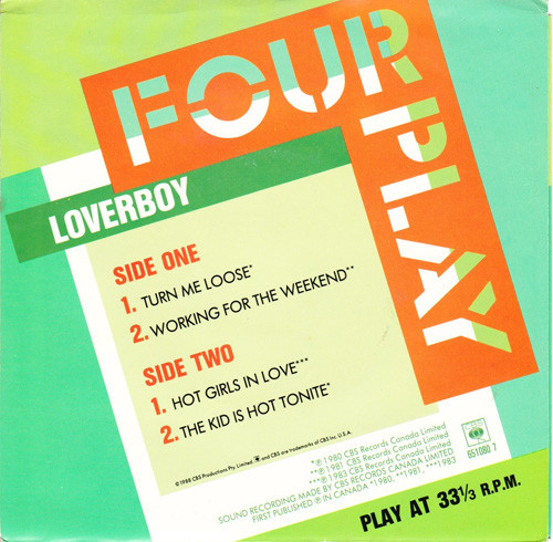 Album herunterladen Loverboy - Four Play Volume Ten