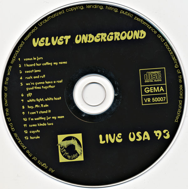 last ned album Velvet Underground - Live USA 93