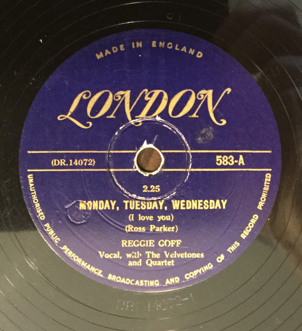 baixar álbum Reggie Goff - Monday Tuesday Wednesday Am I Wasting My Time On You