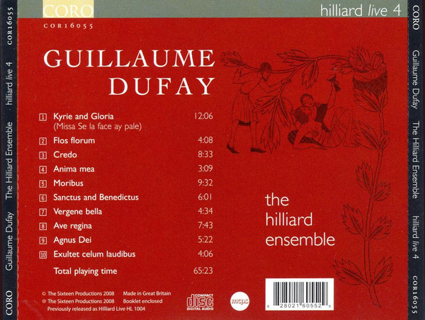 last ned album Guillaume Dufay The Hilliard Ensemble - Hilliard Live 4