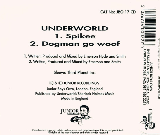 baixar álbum Underworld - Spikee Dogman Go Woof