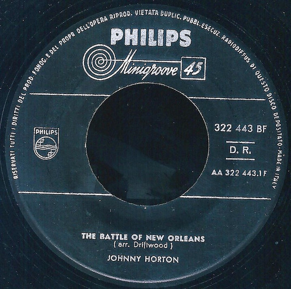 Johnny Horton – The Battle Of New Orleans / All For the Love Of A