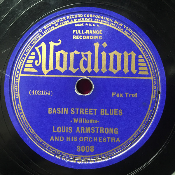 descargar álbum Louis Armstrong And His Orchestra - Basin Street Blues St Louis Blues
