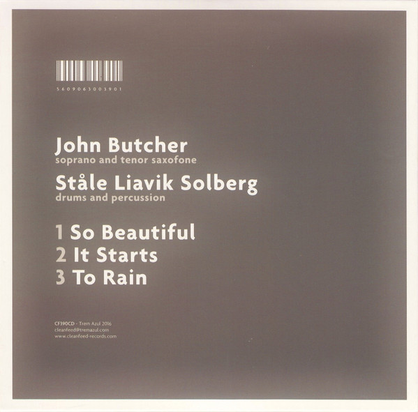 baixar álbum John Butcher & Ståle Liavik Solberg - So Beautiful It Starts To Rain