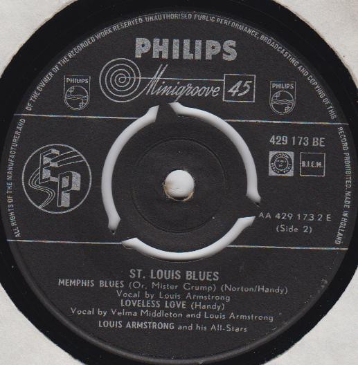 Album herunterladen Louis Armstrong And His AllStars - St Louis Blues