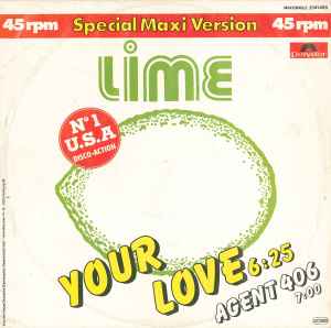 Lime (2) - Your Love / Agent 406 album cover