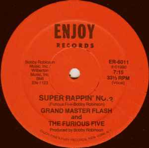 Grandmaster Flash & The Furious Five - Super Rappin' No. 2 album cover