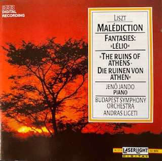 Franz Liszt, Jenö Jandó, Budapest Symphony Orchestra, András Ligeti –  Fantasy on Beethoven's The ruins of Athens: Malediction : Grande Fantaisie  symphonique on Berlioz's Lelio (1991, CD) - Discogs