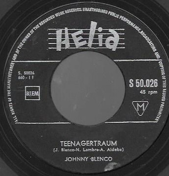 last ned album Johnny Blenco - Teenagertraum