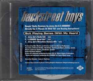 Backstreet Boys – Quit Playing Games (With My Heart) (1997, CD) - Discogs