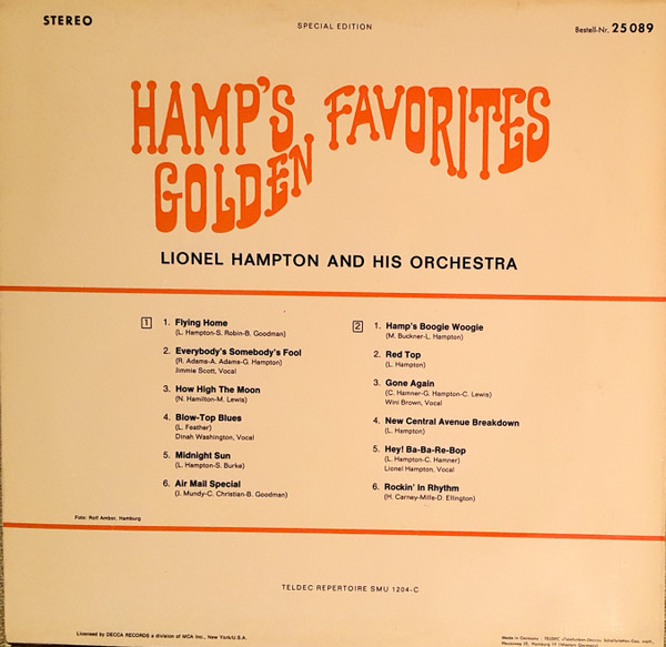 baixar álbum Lionel Hampton - Hamps Golden Favorites