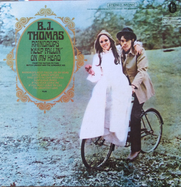 ☆B.J. THOMAS / Raindrops Keep Fallin´ On My Head バートバカラック