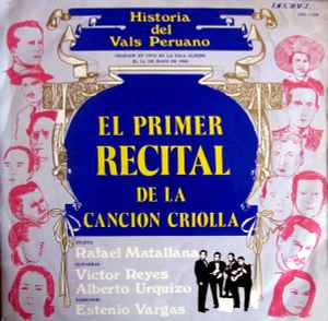 Rafael Matallana - El Primer Recital De La Canción Criolla album cover