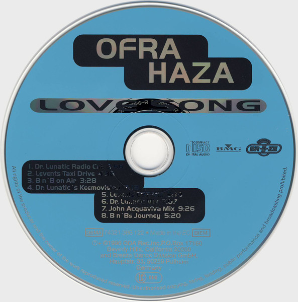 descargar álbum Ofra Haza - Love Song The O2 Mixes