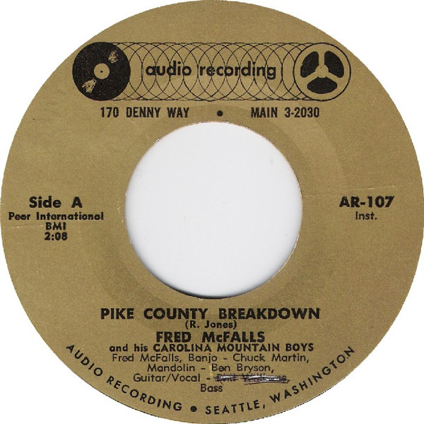 descargar álbum Fred McFalls And His Carolina Mountain Boys - Pike County Breakdown