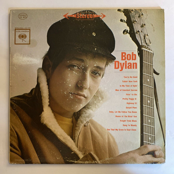 Bob Dylan – Bob Dylan (1962, 6-Eye, Vinyl) - Discogs