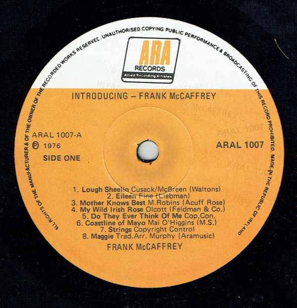lataa albumi Frank McCaffrey - Introducing