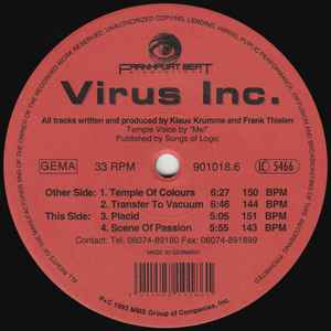Virus Inc. - Temple Of Colours album cover