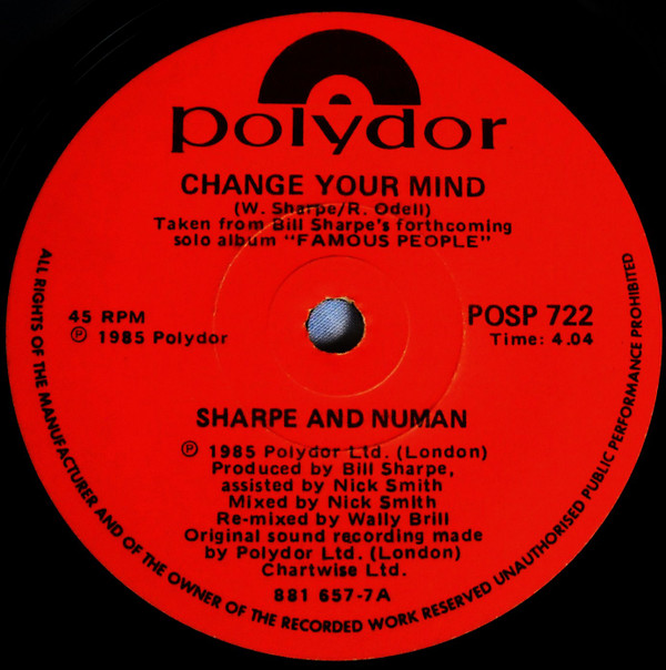 last ned album Sharpe & Numan - Change Your Mind