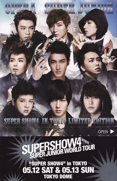 Super Junior – Opera (Super Show4 In Tokyo Limited Edition) (2012 