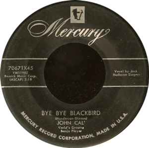 John Cali - Bye Bye Blackbird album cover
