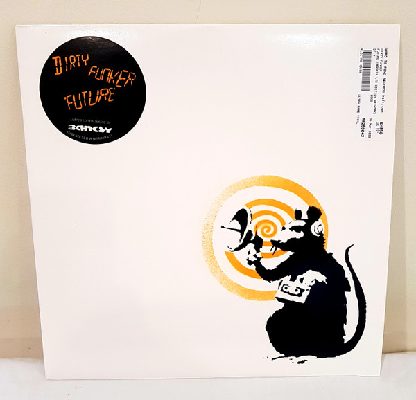 Dirty Funker – Future (2008, Ltd Banksy Cover - White/Orange, Vinyl 