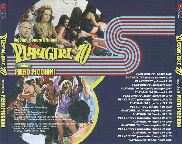 descargar álbum Piero Piccioni - Playgirl 70