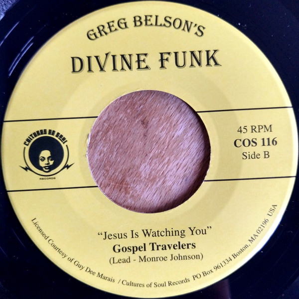 Greg Belson - Divine Funk | Cultures Of Soul Records (COS 116) - 3