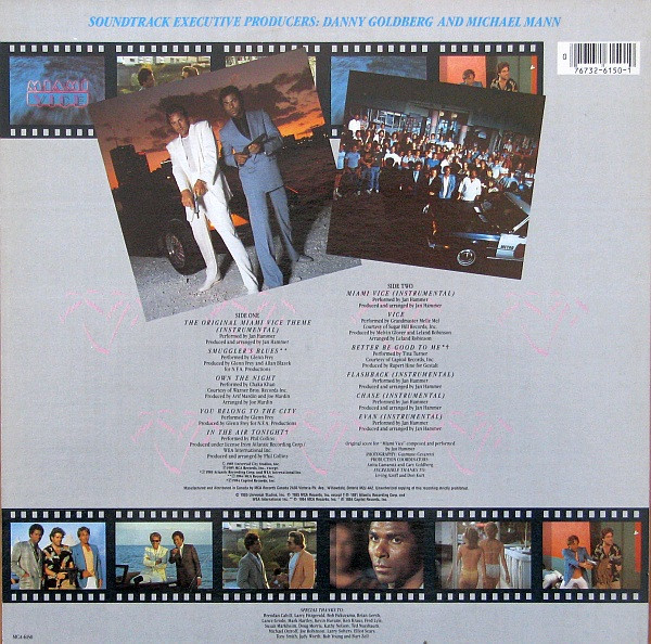 Various - Miami Vice - Music From The Television Series | MCA Records (MCA-6150) - 2