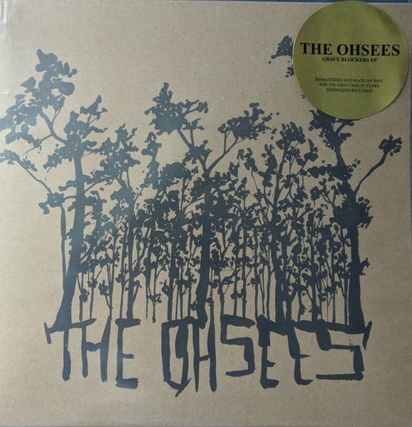 Thee Oh Sees Grave Blockers 12 CLEAR VINYL Record & MP3! non lp songs!  ocs! NEW