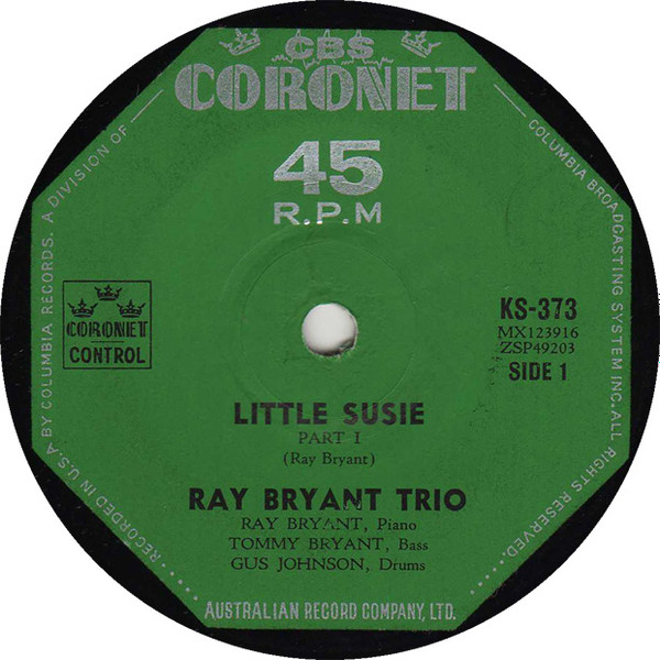 Ray Bryant Trio – Little Susie (1960, Vinyl) - Discogs